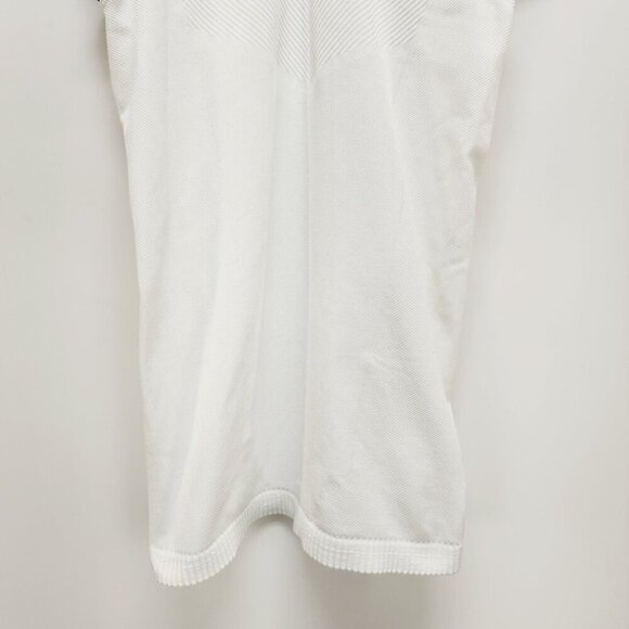 Adidas Foosball Womens V-Neck White & Blue Short-Sleeve Sports Shirt Size L - Picture 8 of 11